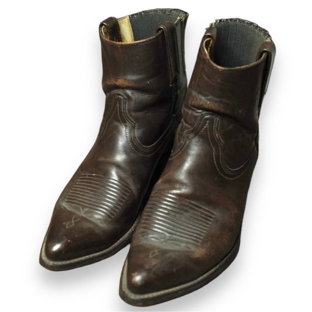 Vintage Imperial Brand Western Ranch wear Ankle Boots Made in USA